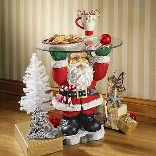 Jultomte Snackbricka Ställ Rolig Julparty Dekoration