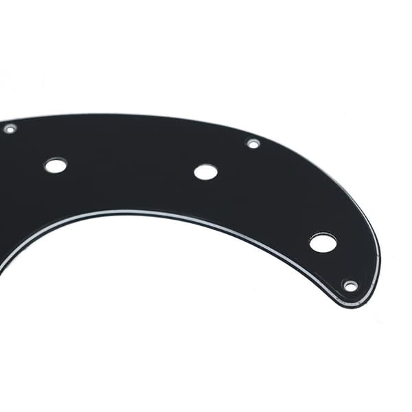 Elektrisk Bas Beskyttelsesplade, Bas Frontdæksel, PVC Tre-Lags Panel, Pickup Panel, Rød Perle Elektrisk Bas Tilbehør Black