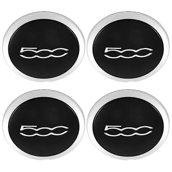 4 st 133 mm navkapsel kompatibel med 500 hjul centrum nav set 68078419AC 68078421AC dammskydd 51884863 silver