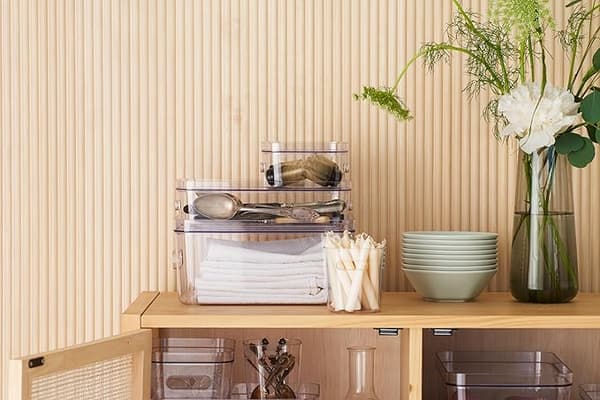 Miniförvaringslåda | Medium | Transparent | Högkvalitativ Plast