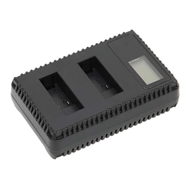 Kamerabatterioplader Dobbelt USB-oplader med LCD-display til AHDBT501 kamerabatteri