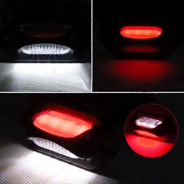 SMD LED nummerpladelys. 12V-24V trailer nummerpladelys. Vandtætte fodlys. Nummerpladelys