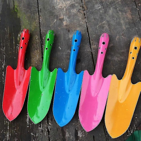Mini Färgglad Handskyffel, Spadeset Trädgårdsredskap För Blomjord Plantering Grävning (5-pack)
