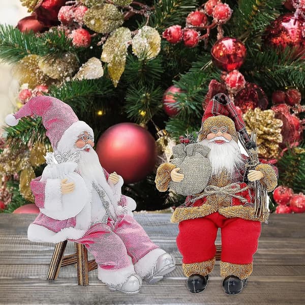 Julemandsfigurer Julepynt Håndlavet Stofdukkemodel