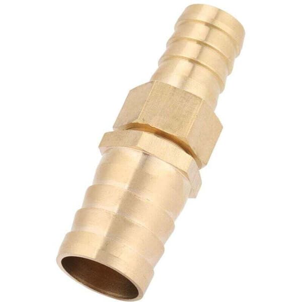 Modstykke til modhager Reducer Splicer Messing Modhager Reducer Rør Splicer Samler Rørfitting Konnektor Adapter (19-25mm) (19-25mm)