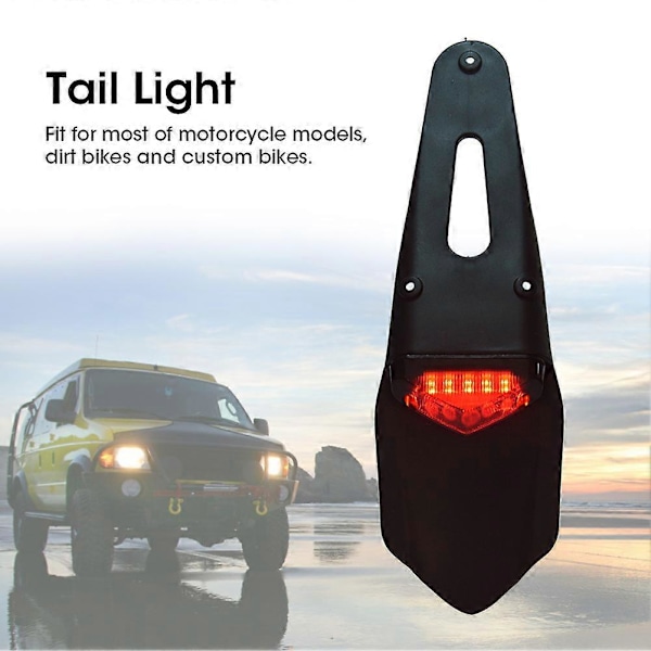 LED Bakljus Rökfärgat Glas Integrerade Blinkers Lampa Passar Suzuki GSXR600/750/GSXR 1000