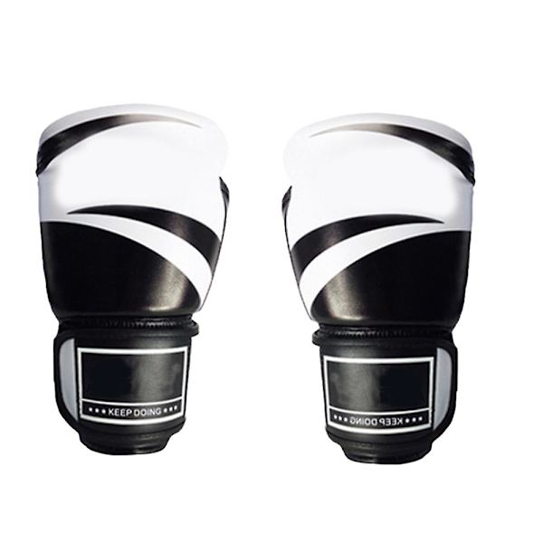 Boxningshandskar, vuxna barns boxningshandskar Män Kvinnor Fighting Boxningshandskar Thaiboxning - Vit 16oz