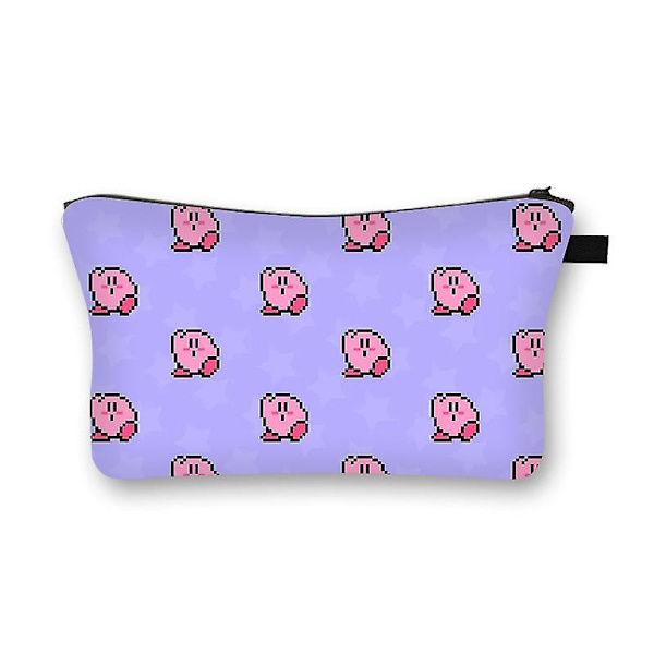 Kirby Cartoon Anime Kosmetisk väska Fyrkantig utomhus multifunktions reseförvaringsväska Kvinnor Toalettartiklar Organizer Flickor Födelsedagspresent Kirby-12
