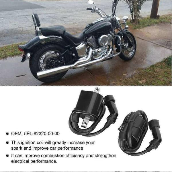 2 stk. Tændspoler til Yamaha Xvs1100 V-star 1999-2009