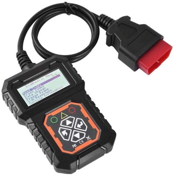 Universal OBD2 Bil Diagnostisk Værktøj med Fransk Support til Aflæsning og Sletning af OBDII Bilmotor Fejlkoder.