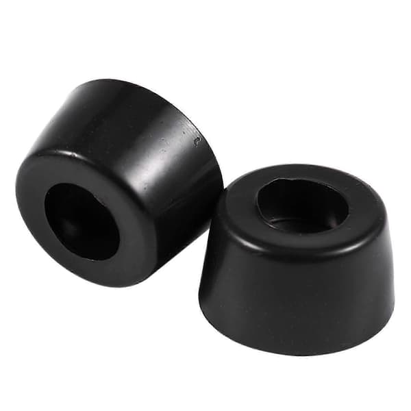 Hjemmemøbler Sorte gummifødder 13 mm x 7 mm 60 STK