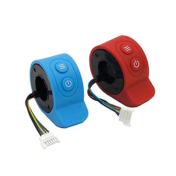 Elektrisk Scooter Gaspedal kompatibel med X6 X7 Trigger Gaspedal Finger Tumme Gasreglage Hastighetskontroll Brytare