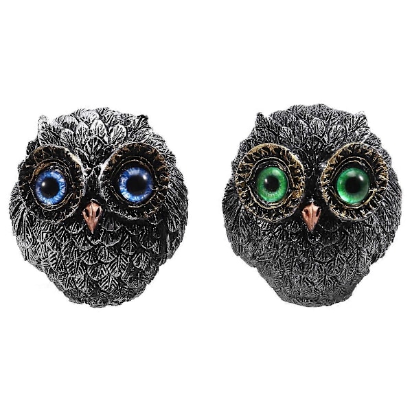 Realistiskt Ugglehänge - Lyckobringande Uggleväktarfigur, Filtuggla Pärlornament, Djurdekor