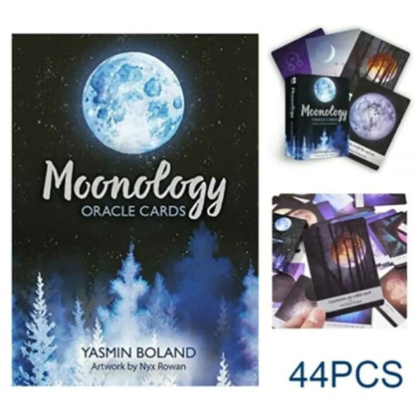 44 ST Tarotkort Tarotkort Moonology Oracle-kortlek