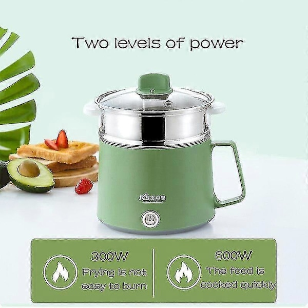 Mini Multifunktionella Kokare Non-stick Panna Elektrisk Riskokare Matlagningsmaskin Kokgryta Hushåll Sovsal Hot Pot 1-2 Personer
