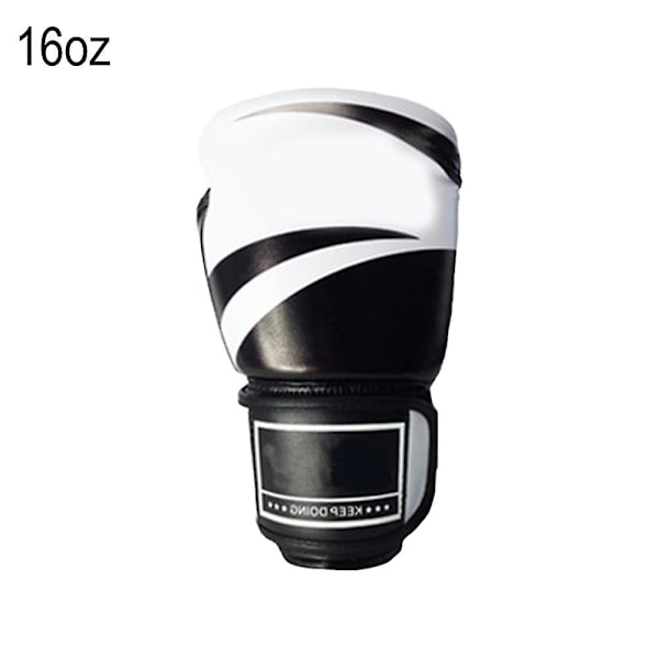 Boxningshandskar, vuxna barns boxningshandskar Män Kvinnor Fighting Boxningshandskar Thaiboxning - Vit 16oz