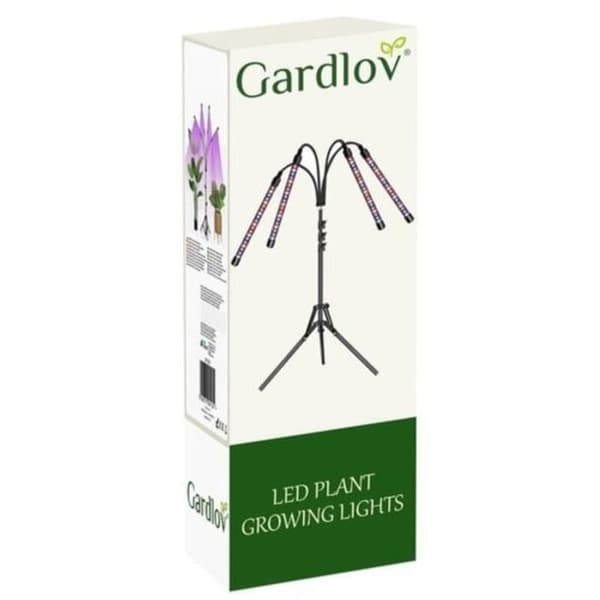 Plantegroeilys med stativ / Plantegroeilys - 4 LED-paneler