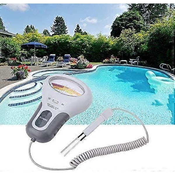 PC-102B CL2 Professionell Klor- och pH-analysator med Sond Vattenkvalitetsanalysator för Pool Spa