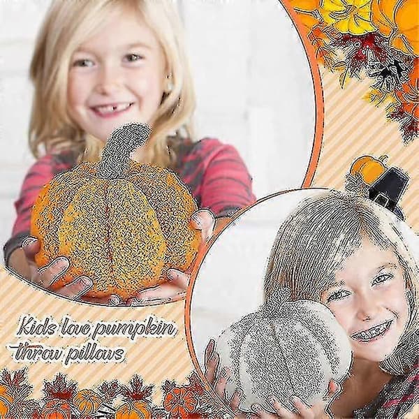 Græskar Pyntepude, Græskar Plys Pude Halloween Græskar Udstoppede Legetøj