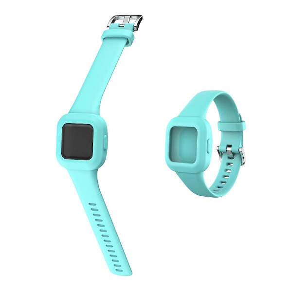 Silikonklokkerem i ensfarget design for Garmin Vivofit jr 3 - Mintgrønn