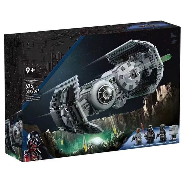 Star Wars Titanium Bomber Starship Lille Partikel Byggeklods Legetøjsmodel