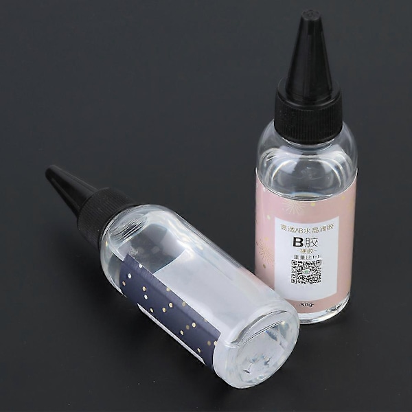 Høj Transparent Krystal Lim AB Dråbelim Håndværk Epoxy Resin (100g/3.5oz 1:1)