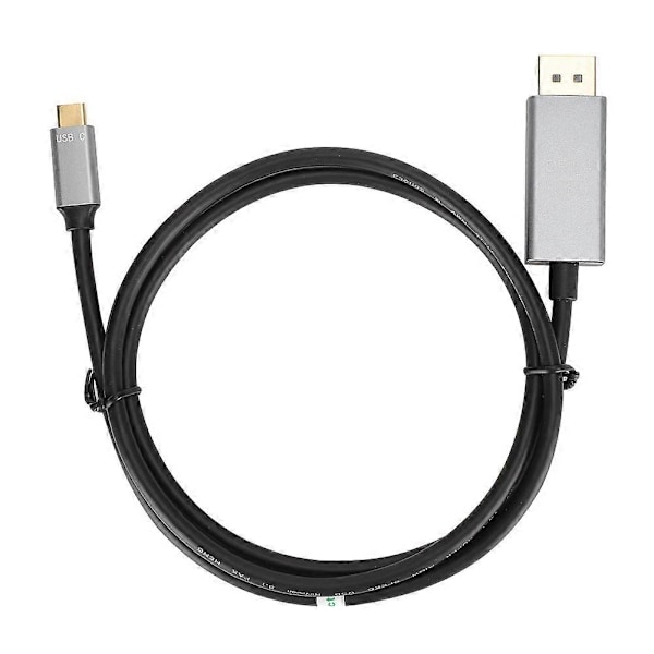 Type C til Displayport 8K 1.4 HD Videokabel Overføring Lyd Video Synkroniseringsutgangskabel for MacBook 1 meter/3,28 fot