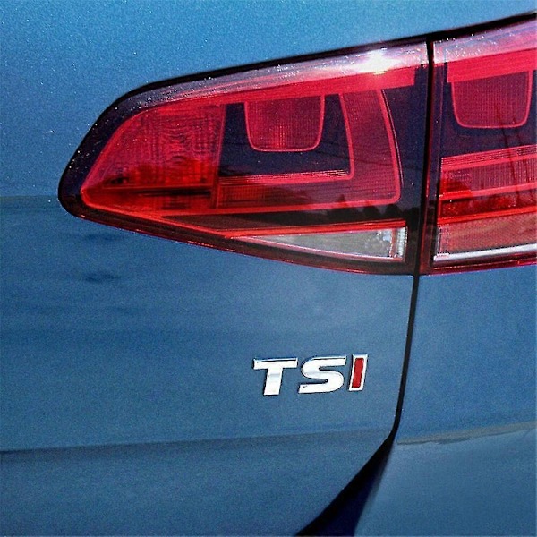 Aqtqaq 1kpl 3D metallinen Tsi auton sivulokasuoja takakontin tunnusmerkki tarra, universaalit autotarvikkeet koriste tarrat