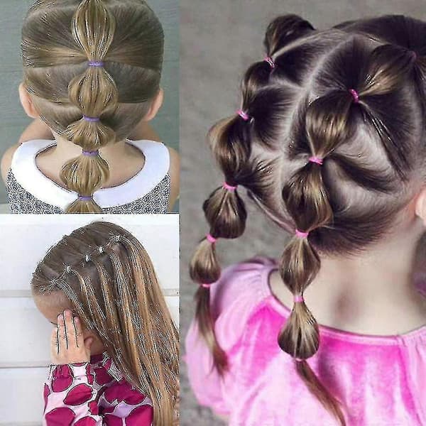 Scrunchies Piger Bløde Scrunchies Fleksible Vaskbare Farverige-jie