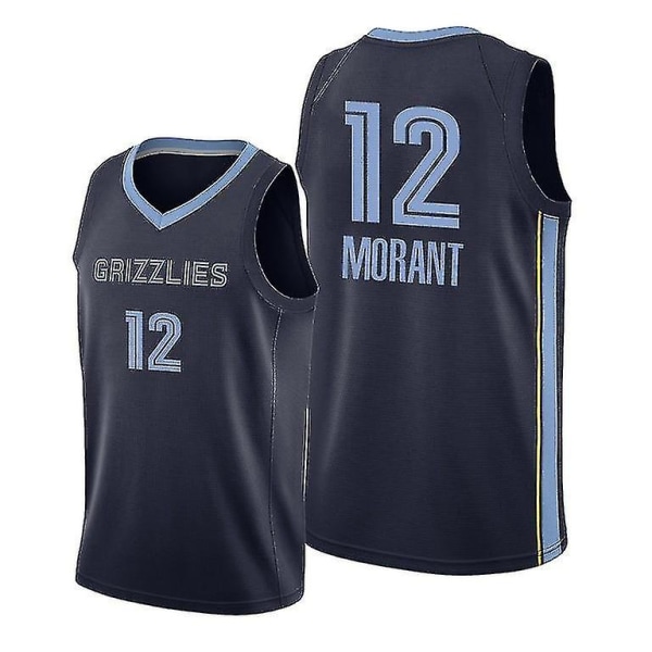 Ja Morant #12 Baskettröja Activewear för män för vuxna M