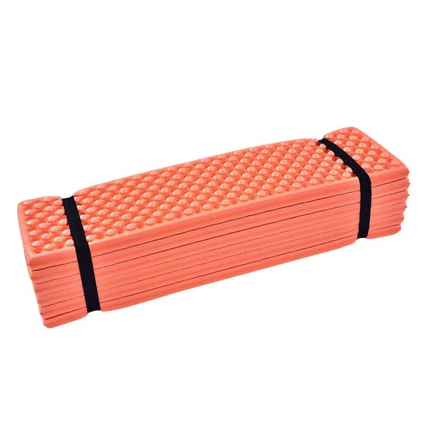 Utomhus Skum Campingmatta Vikbar Strandtält Sovunderlag Vattentät Madrass (Orange)