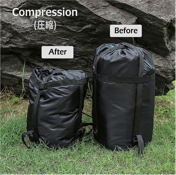 MCompression Kompressionspose til Sovepose Vandtæt Kompressionssæk til Camping Rejser Vandring