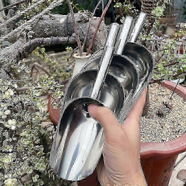 Haveredskaber, rustfrit stål multifunktionsskovl, blomsterskovl, jernskovl, udendørs blomsterdyrkning, urtepotte, jord skovling, sukkulent g