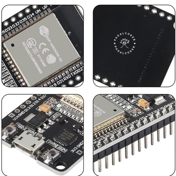 ESP-32 Utvecklingskortmodul: WIFI + Bluetooth 2-i-1, Dubbelkärnig CPU, Låg Strömförbrukning, 30-stift