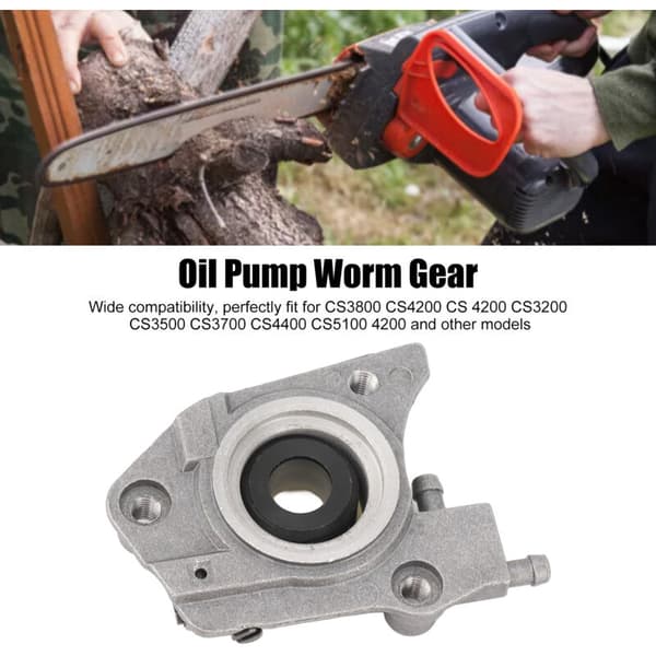 Snekkegir og oljepumpe for Echo CS3800 CS4200 CS3200 CS3500 CS3700 CS4400 CS5100 4200 Motorsag Erstatning -