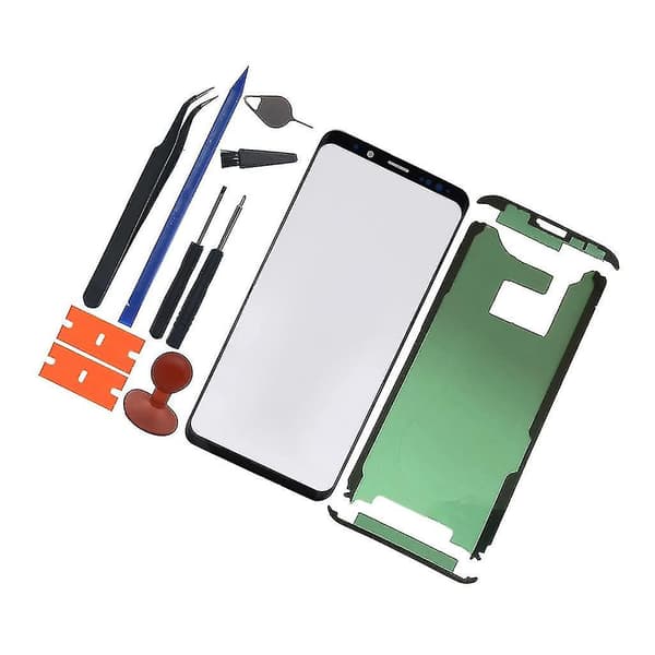 Kompatibel S9/s9 Plus Främre Yttre Glas Skärm Lins Ersättning-D