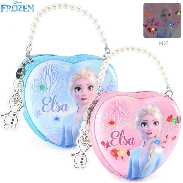 Frozen barnväska Princess Coin Tote Crossbody-väska Glitter