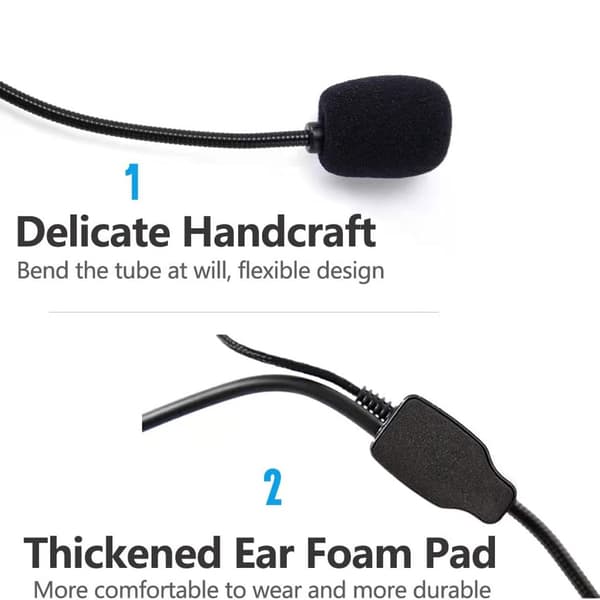 Mini XLR 3 Pins TA3F Plugg Profesjonell Trådløs Hodebåren Mikrofon Headset Mikrofon