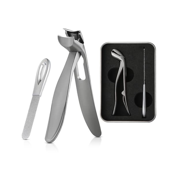 Cumuul ClipMaster Pro, Ergonomisk Vinklet Hode Negleklipper for Eldre