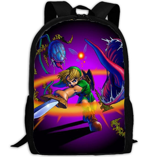 Spel The Legend of Zelda Breath of The Wild Barnryggsäck Kawaii Fritid Kindergarten Student Skolväska Bokväska Barnpresent style 11
