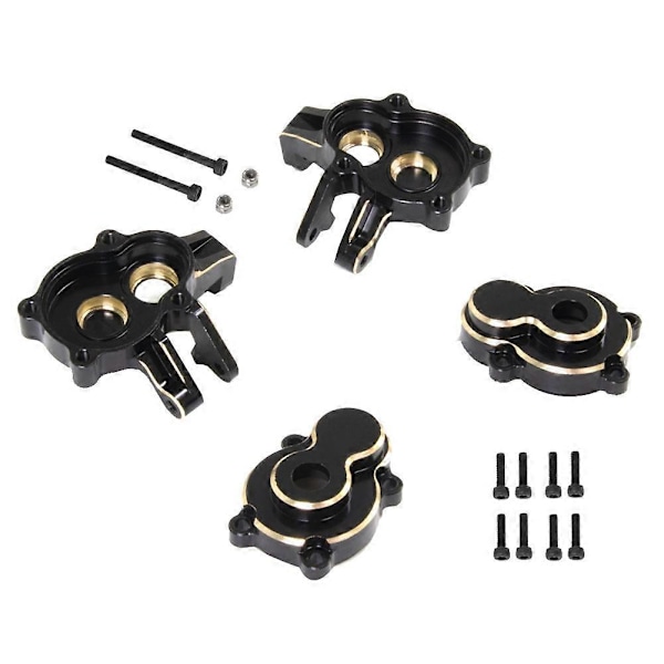 Styrblock fram i metall för 1/8 YK4082 YK408 RC Crawler Bil Uppgraderingsdelar