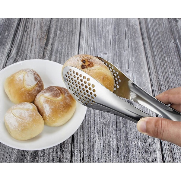 9\" Bufféklämmor, 2-pack Rostfria Matserveringsklämmor