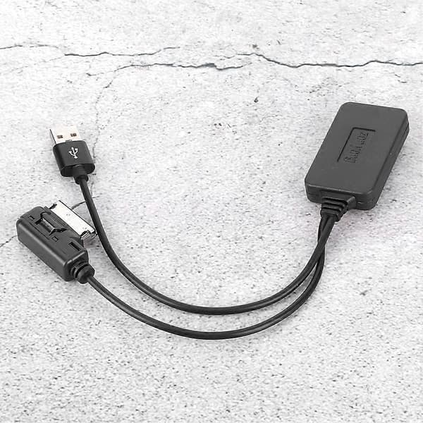 AMI MMI Bluetooth -sovitin Aux-kaapeli USB-virtalähteellä, sopii malleihin A5 8T A6 4F A8 4E Q7 7L