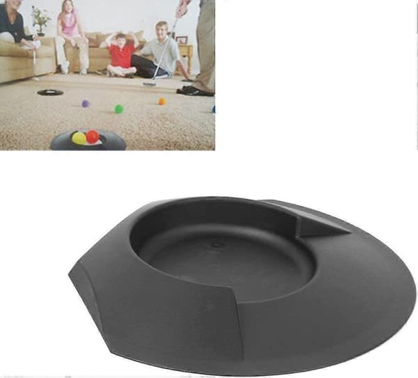 6-pack Universal Putting Cup Träning Svart Golf Putting Cup Träningskopp Övningshål Puttinghjälp