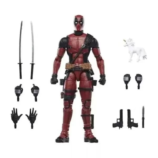 Deadpool-docka, cirka 20 cm hög, X-Men Legend Marvel LED-leksak, barnpresent