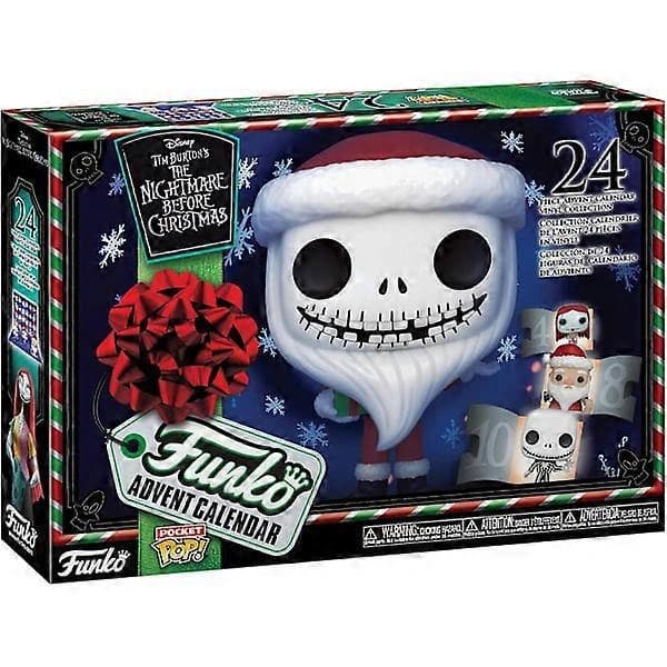 Nightmare Before Christmas Adventskalender, 24 lommer, med Pop! vinyl samlefigurer