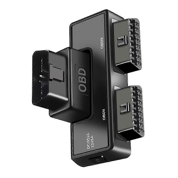 OBD2 En Delad I Två Adapterkabel 16 Pin 16 Core OBD Expansionskabel Kontakt Adapterkabel Universal Dc5521