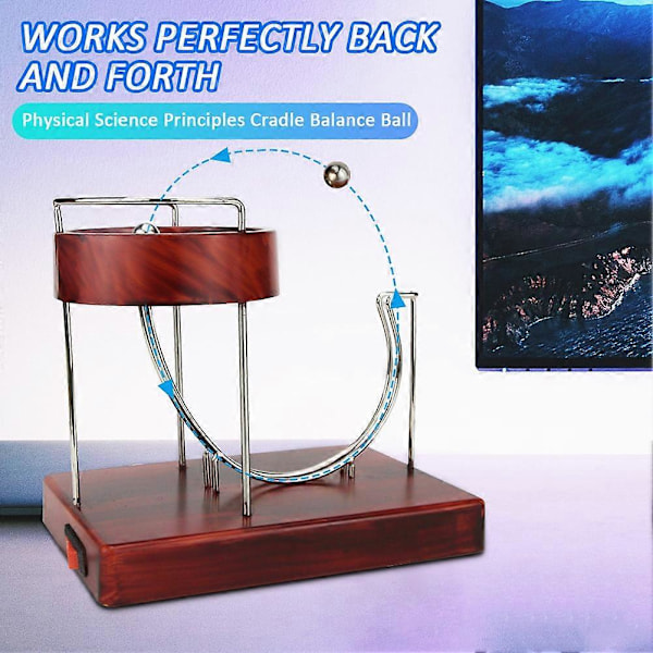Kinetic Art Perpetual Movement Machine Kinetic Art Motion Inertial Metall Automatisk Hoppende Bord Til