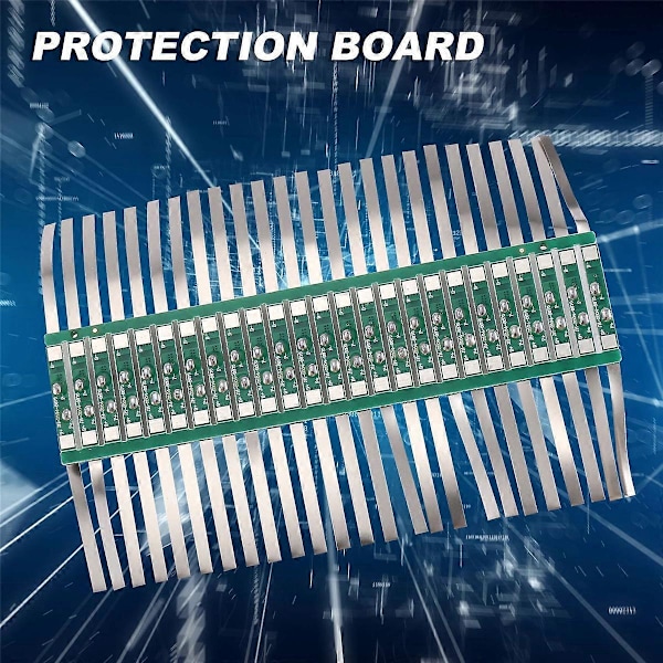 100 st 3A Skyddskort för 1S 3.7V 18650 Li-Ion Litiumbatteri