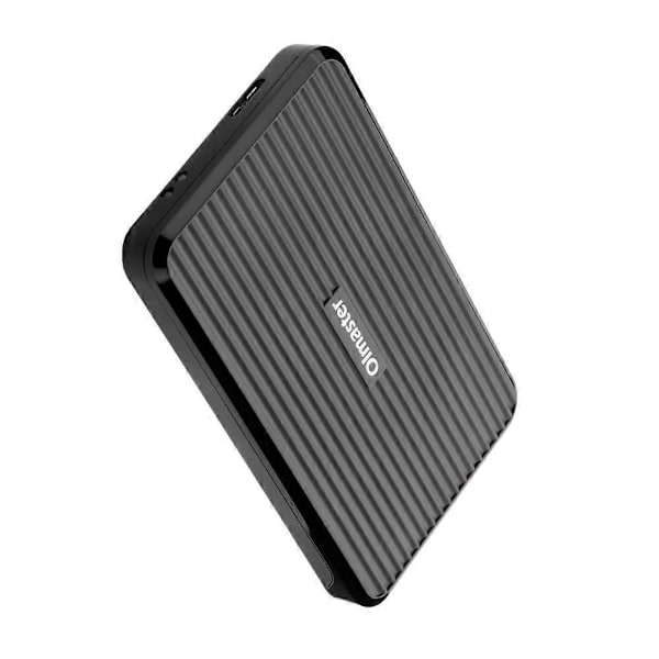 OImaster USB 3.0 til 2.5 Tommer SATA HDD / SSD Ekstern Harddisk Kabinet Etui Værktøjsfri Sort